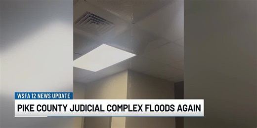 Pike County Judicial Complex floods for third time