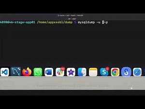 Export MySql Database using Command line in few minutes