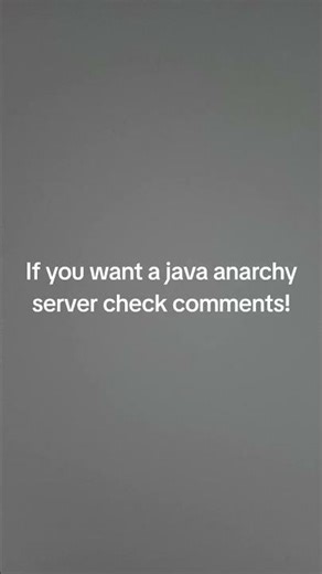 JOIN MY JAVA ANARCHY SERVER! #anarchy #anarchyserver #minecraft #java