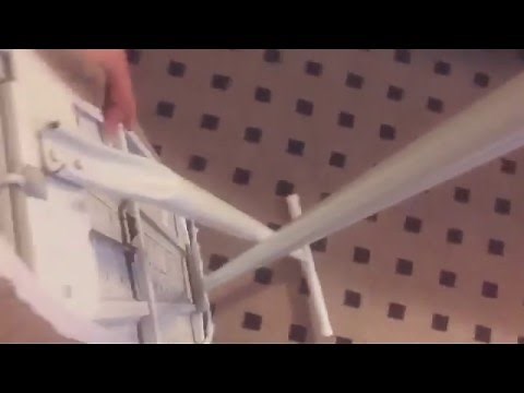 How to fold an ironing board!