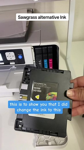 Alternative #sawgrassink for your printer. Link in my Bio #sawgrass #sawgrassprinter #sawgrassprinters #sawgrass500 #sawgrass1000 #sawgrassprintertips #sawgrasssublimation #sublimation #sublimationprinting #printertips #sublimationtip #submimationtips #alternativesublimationink #sublimationink #sublimationinksupplier #sublimationinks
