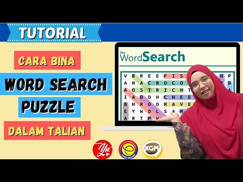 TUTORIAL WORD SEARCH PUZZLE