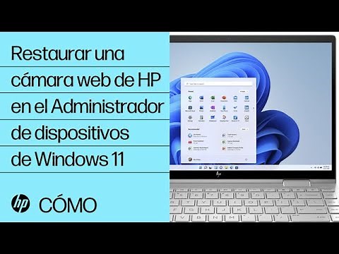 Cómo restaurar una cámara web de HP en el Administrador de dispositivos de Windows 11 | HP Support