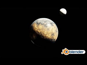 How To Make A Procedural Planet In Blender 3D - Blender Space Tutorial