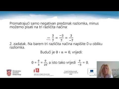 Matematika 7.r OŠ - Skup racionalnih brojeva