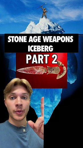 Stone Age weapons iceberg part 2 #history #archaeology #science #ancienthistory #stoneage