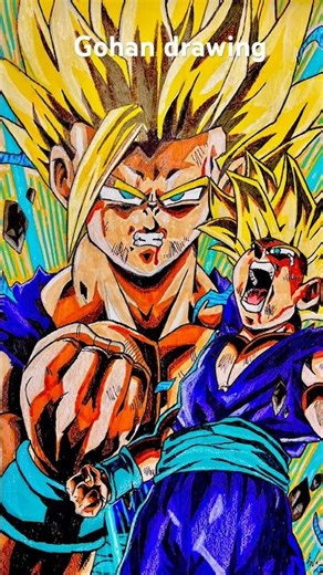 Gohan Drawing Timelapse #dbz #art #animeart #sketchbook #gohan #arttimelapse #artist #fyp