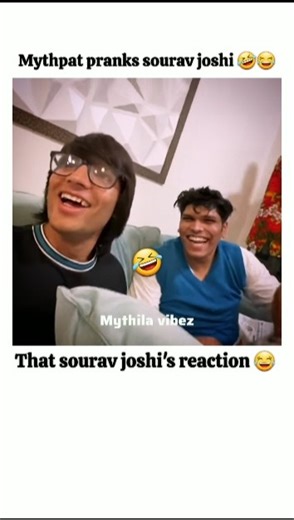 Mythpat prank sourav joshi 😳🤯 ! ‪@Mythpat‬ ‪@souravjvlogs‬ #urmila #mythila