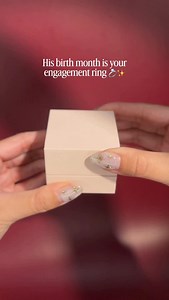 103K views · 12K reactions | His birth month is the engagement ring...