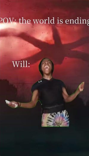 will during ending #strangerthings #scream #funny