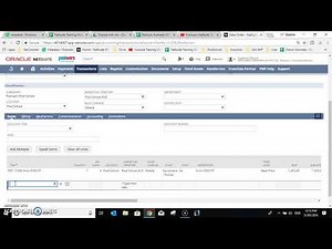 Creating a Sales Order