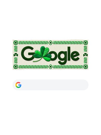 Happy St. Patrick’s Day ☘️ Whether it’s honoring history or enjoying the communal spirit, today’s #GoogleDoodle is all about celebrating Irish pride.