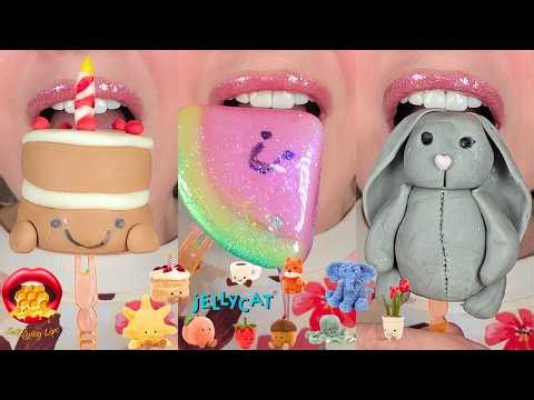 Jellycat Themed Satisfying ASMR Food Eating Sounds