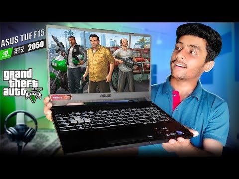 Immersive😱 GTA V Experience: ASUS TUF F15 i5 11th Gen RTX 2050 GTA V Gaming test Gameplay video 🤩
