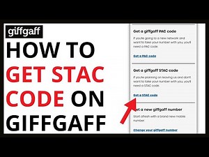 How to Get STAC Code on GiffGaff [QUICK GUIDE]