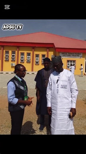The Vice Chancellor of Adamawa State University, Mubi Prof. Augustine Clement during a short interview with ADSU TV after the ADSU-ECO REUNION lecture. | Adsu TV