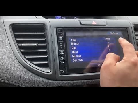 How To: Setting The GPS clock with Apple CarPlay in a Honda CRV 2015/2016