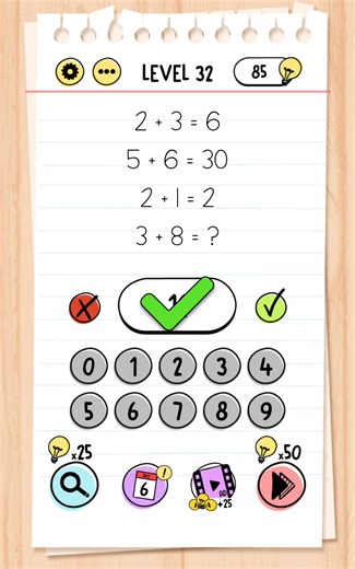 Brain Test Tricky Puzzle – Level 32 | Fast Solution Shorts