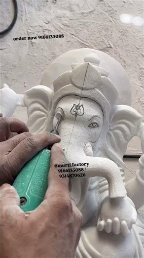 marble ganeshji murti making #murtifactory #marblemurti #ganeshjiidol #ganpati #marblegodstatue
