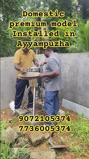 Domestic incinerator installation at Etumanoor