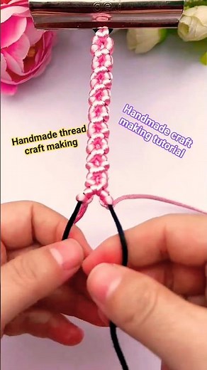 Handmade thread craft making tutorial | How to make attractive thread craft #threadcraft #craft