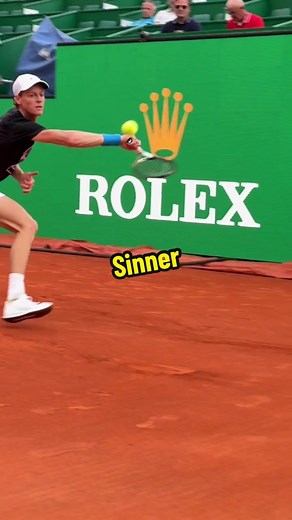 Monte Carlo Tennis Practice with Jannik Sinner