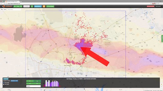 Interactive Hail Maps and Hail Recon® The Ultimate Hail Damage Prospecting Tool