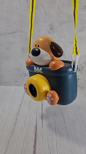 Camera Bubbles Cute Pet Design Toy with Lights & Sounds #camerabubbles #bubblemachine #bubbles