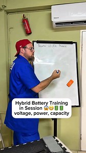 Hybrid Battery Training in Session 😬🔋🔋 #hybridbattery | Hybrid Solution Diagnostics