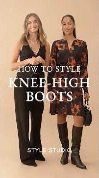 How To Style Knee-High Boots | Chic Outfit Ideas for Jeans, Skirts & Dresses