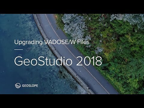 Upgrading VADOSE/W Files to GeoStudio 2018
