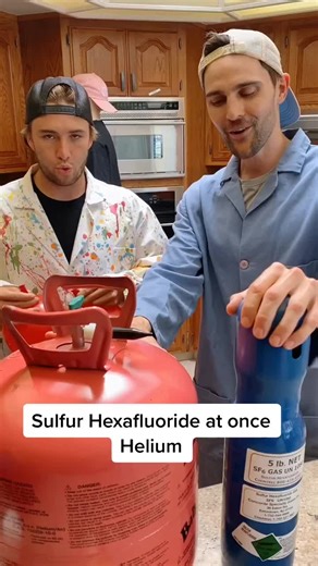 Mind-Blowing Chemical Reaction Experiments with Sulfur Hexafluoride and Helium