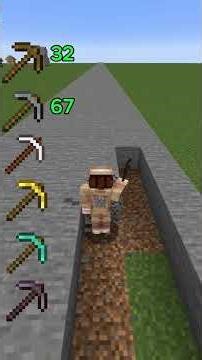 Pickaxe VS Stone #minecraft #shorts