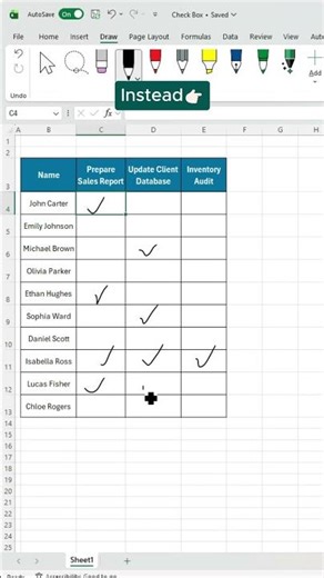 How to add checkboxes in Excel #shorts #shortsvideo #viral #excel #exceltips #explore #music