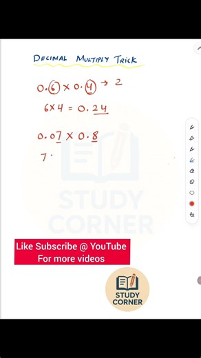 Multiply Decimals in Seconds 🤯 | Easy Math Trick