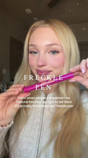 Achieve Perfect Freckles in 30 Seconds with This Hack