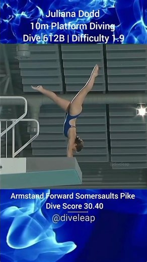 Juliana Dodd's Platform Armstand Dive