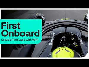Onboard: First Laps with Lewis and the F1 W14