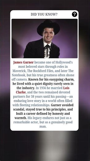 James Garner: Hollywood’s Gentleman On and Off Screen