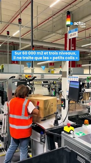 Le nouvel entrepôt XXL d'Amazon avec des robots vient d'ouvrir à côté de Lyon