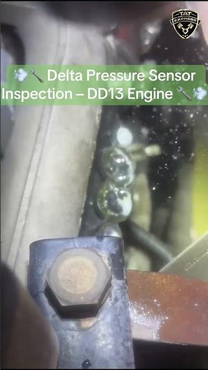 💨🔧 Delta Pressure Sensor Inspection – DD13 Engine 🔧💨