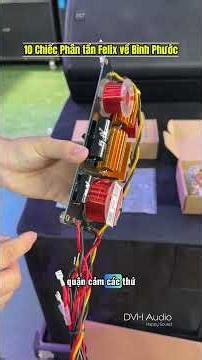 10 chiếc phân tần loa Felix về Bình Phước #dvhaudio #dvhaudiomiennam #loadamcuoi #shorts