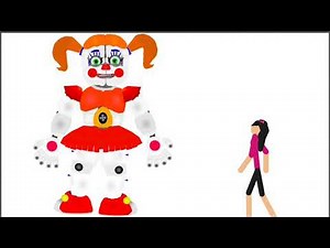 [FNaF/Sticknodes] Circus Baby captures Elizabeth.