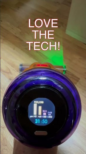 Dyson V12 Slim Absolute Vacuum Cleaner Laser Beam Head Demo