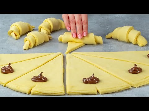De savoureux croissants au nutella qui fondent en bouche et à manger chaque jour | Cookrate - France
