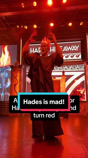 Hades Gets Angry in Disney Villains Land at Disneyland Park