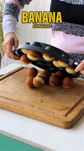 Soft & Fluffy Banana Cake in Appe Pan 👇🏻 No-oven banana bread baked in an appe pan, so soft, moist, and loaded with crunchy walnuts!✨ Quick & easy recipe perfect for tea-time or snacks, no fancy equipment needed. 😋🔥 INGREDIENTS 75 gm Ripe Banana 1/4 Cup (60 ml) Milk 2 Tbsp (30 ml) Oil 1 Tbsp (15 ml) Melted Butter 1/4 Cup 2 Tbsp (75 g) Powdered Sugar 3/4 Cup (90 g) All Purpose Flour/Maida 1/2 Tsp (2 g) Baking Powder 1/4 Tsp (1 g) Baking Soda 1/4 Cup (30 g) Walnuts METHOD 1. Blend milk and ban