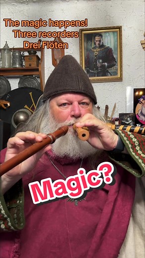 Medieval Music Performance with Three Recorders