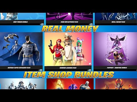All Real Money Bundles/Packs Item Shop Showcase! Fortnite