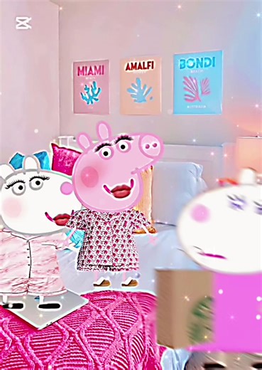 Preppy suzy and Peppa have a sleepover😍! #suzysheep #preppy